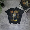 Koszulka z nadrukiem ACDC Stiff uppper lip world tour 2000