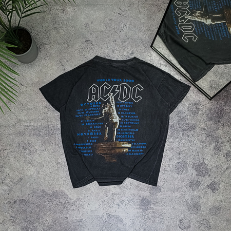 Koszulka z nadrukiem ACDC Stiff uppper lip world tour 2000