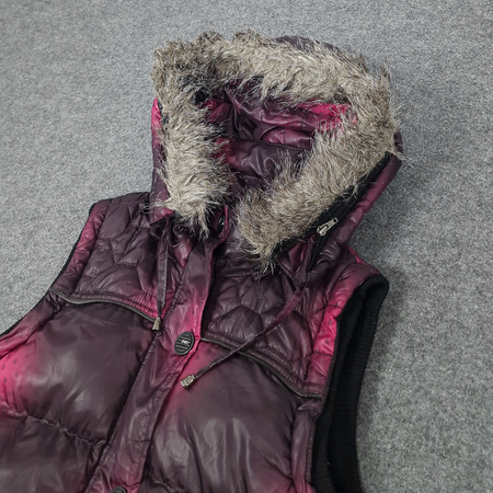 Kamizelka z futerkiem Y2K