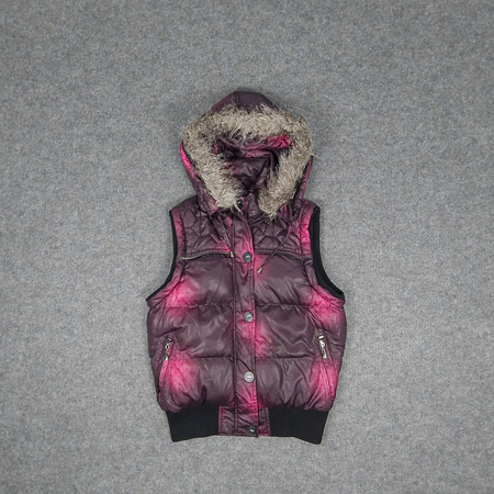 Kamizelka z futerkiem Y2K