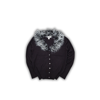 Kardigan z futerkiem