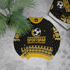 Sweter świąteczny z piłką