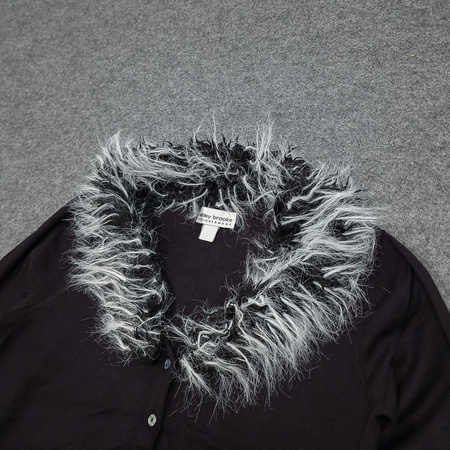 Kardigan z futerkiem