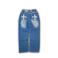 Spodnie jeansowe Krzyż