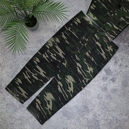 Spodnie cargo camo