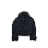 Marynarka z futerkiem Y2K