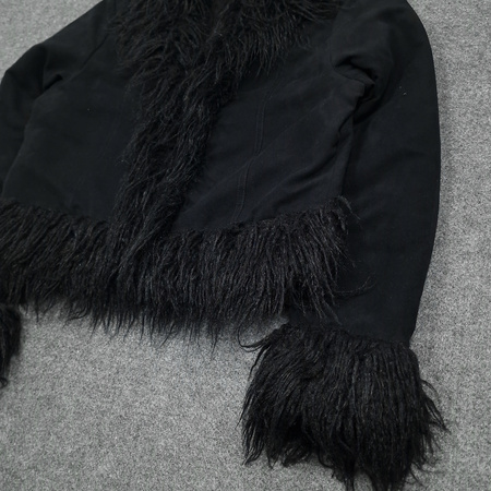 Marynarka z futerkiem Y2K